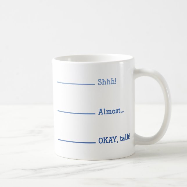 Morning Coffee Mug (Right)