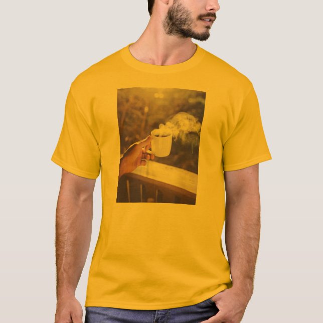 morning coffee T-Shirt (Front)