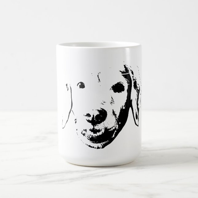Morning Comic Pup Coffee Mug (Center)