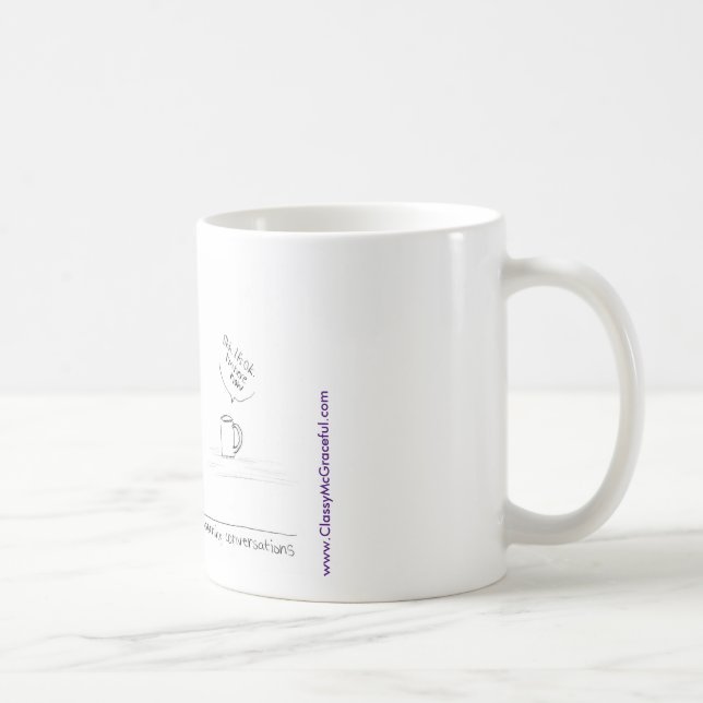 "Morning Conversations" Mug (Right)