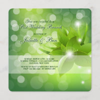 Morning Dew Post Wedding Brunch Invitation