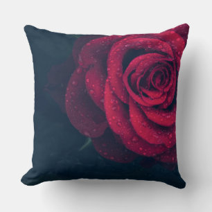 Morning Dew Rose Cushion