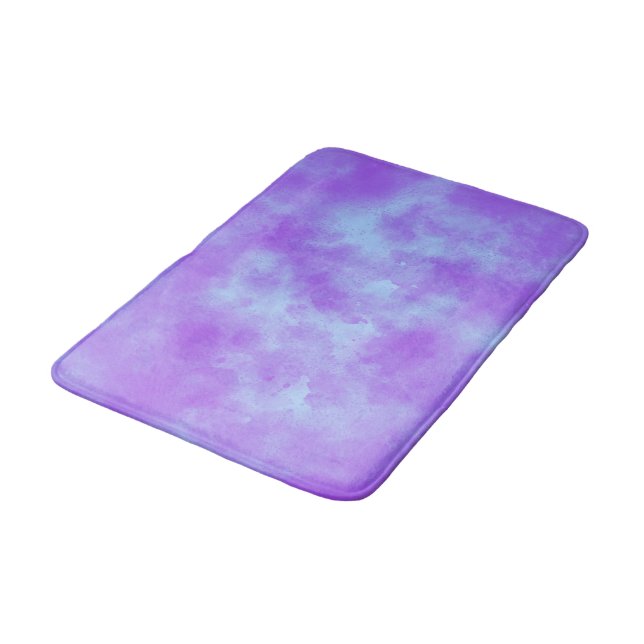 Morning Dew Storm Cloud Effect  Bath Mat (Angled)