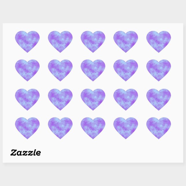 Morning Dew Stormy Heart Sticker (Sheet)