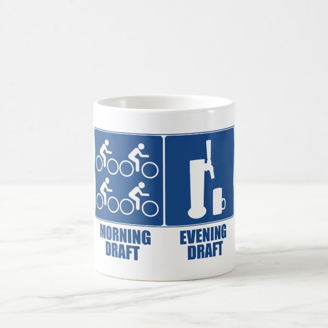 Morning Draught, Evening Draught Coffee Mug (Center)