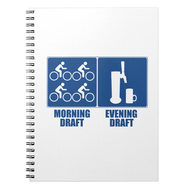 Morning Draught, Evening Draught Notebook (Front)