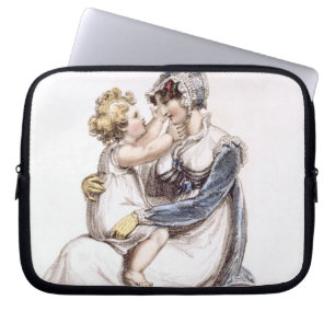 Morning dress, fashion plate from Ackermann's Repo Laptop Sleeve