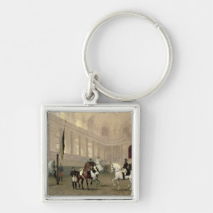 Morning Exercise in the Hofreitschule Key Ring