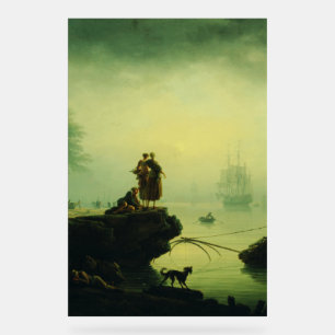 Morning Fog at sea by Joseph Vernet  Acrylic Sign