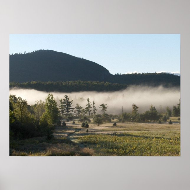 Morning Fog in the Adirondacks 5 Poster (Front)