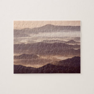 Morning fog in the southern Appalachian Jigsaw Puzzle