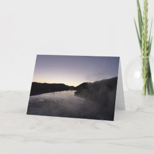 Morning Fog on the Jackson River at Grand Teton Card