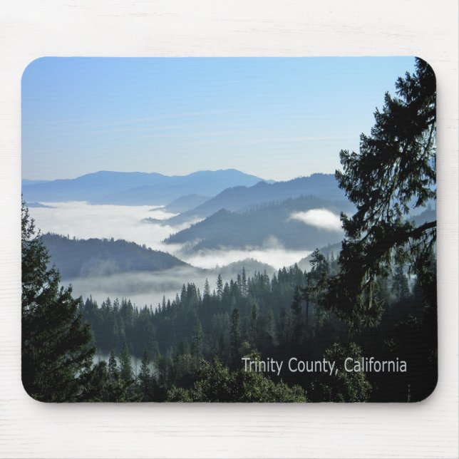 Morning fog over the valley... mouse pad (Front)