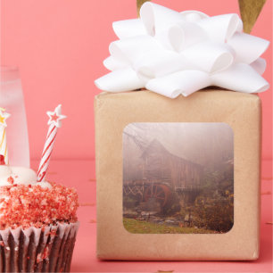 Morning Fog Square Sticker