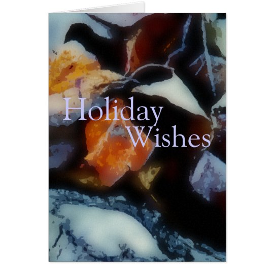 Morning Frost Holiday Card