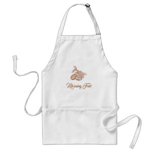 Morning Fuel Coffee Bean Logo Apron