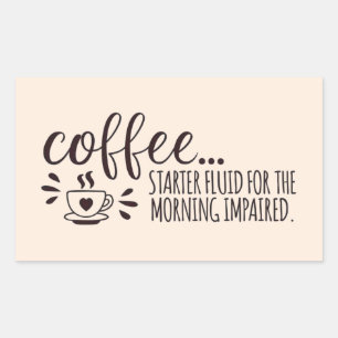 Morning Fuel: Coffee Lover Stickers
