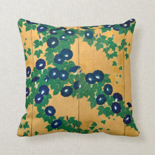 Morning Glories Early 19th Century Cushion