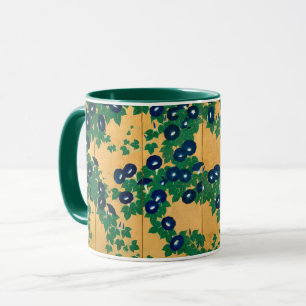 Morning Glories Early 19th Century Mug