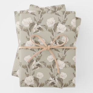 Morning Glories Wrapping Paper Sheet