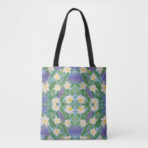 Morning Glorious Floral Tote Bag