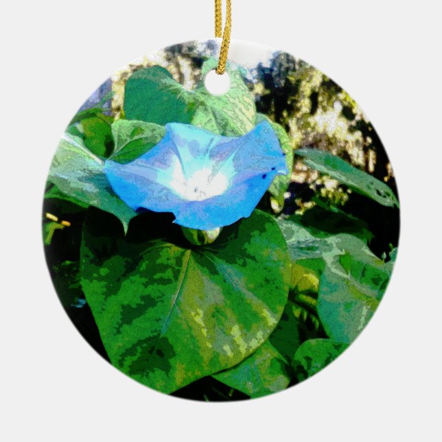 Morning Glory 102443 Ceramic Ornament (Front)