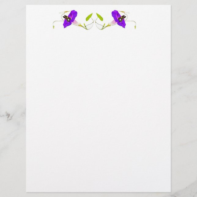Morning Glory and Butterfly (Front)