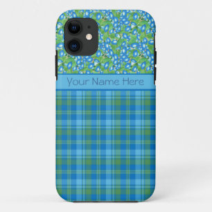 Morning Glory and Plaid iPhone 5/5s Xtreme Case