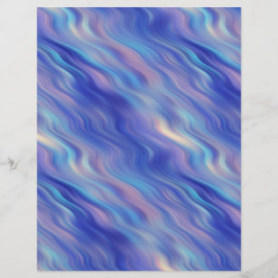 Morning Glory Blue Wavy Texture