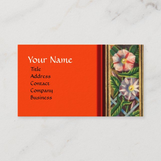 MORNING GLORY BUSINESS CARD (Front)