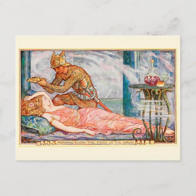 Morning Glory Fairy of the Dawn Postcard (Front)