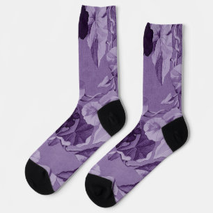 Morning Glory Fine Art Socks