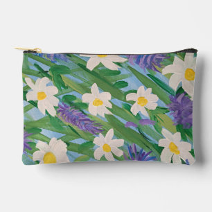 Morning Glory Floral Accessories Pouch