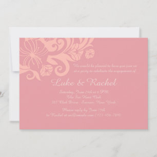 Morning Glory Floral Invitation