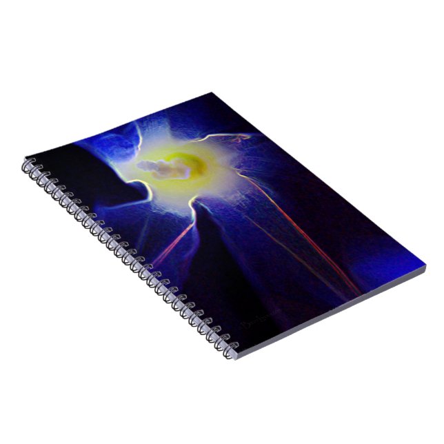 Morning Glory Flower 3 Notebook (Right Side)