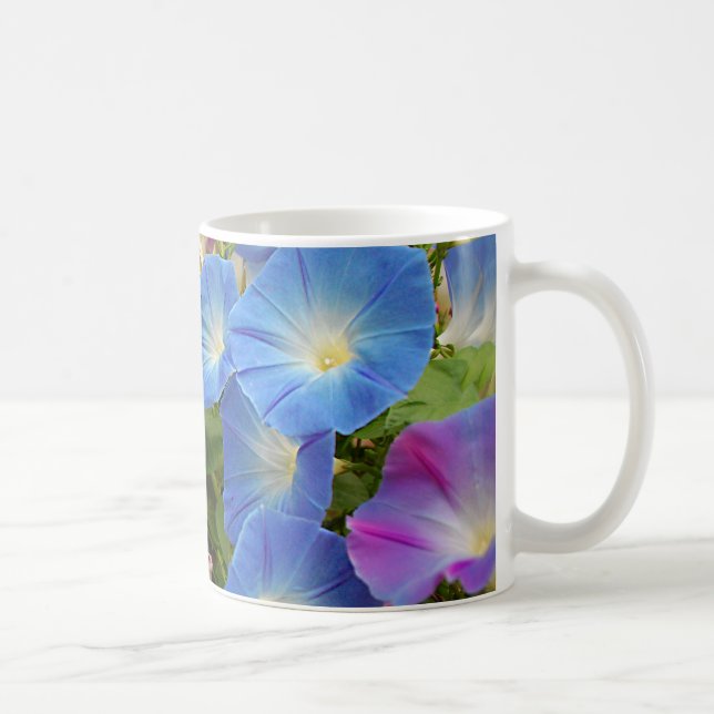 Morning Glory Flowers Coffee Mug (Right)