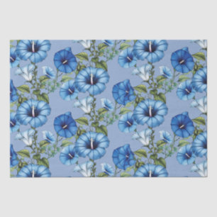 Morning Glory Flowers Floral Vine Tissue Paper