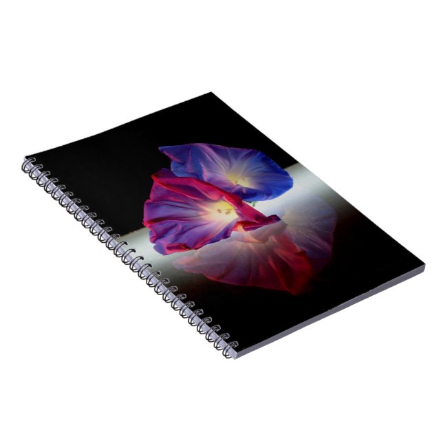 MORNING GLORY FLOWERS NOTEBOOK (Right Side)