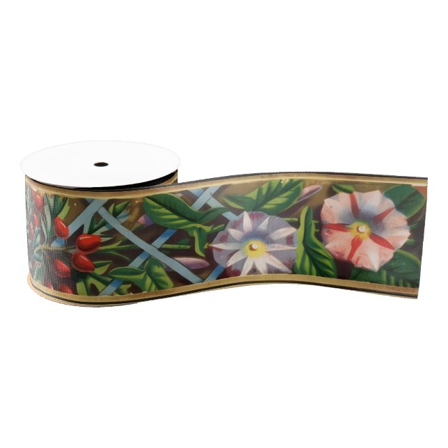 MORNING GLORY GROSGRAIN RIBBON (Spool)