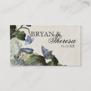 Morning Glory Hydrangea - Reception Seating Cards