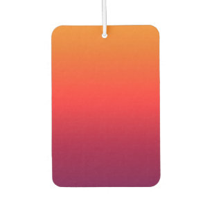 Morning Glory Ombre Gradient Car Air Freshener