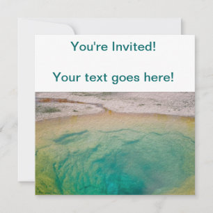 Morning Glory Pool Invitation