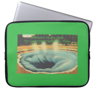 Morning Glory Pool, Yellowstone National Park Laptop Sleeve