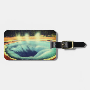Morning Glory Pool, Yellowstone National Park Luggage Tag