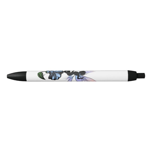 Morning Glory Shadow Fairy Black Ink Pen (Front)