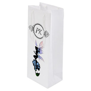 Morning Glory Shadow Fairy Wine Gift Bag