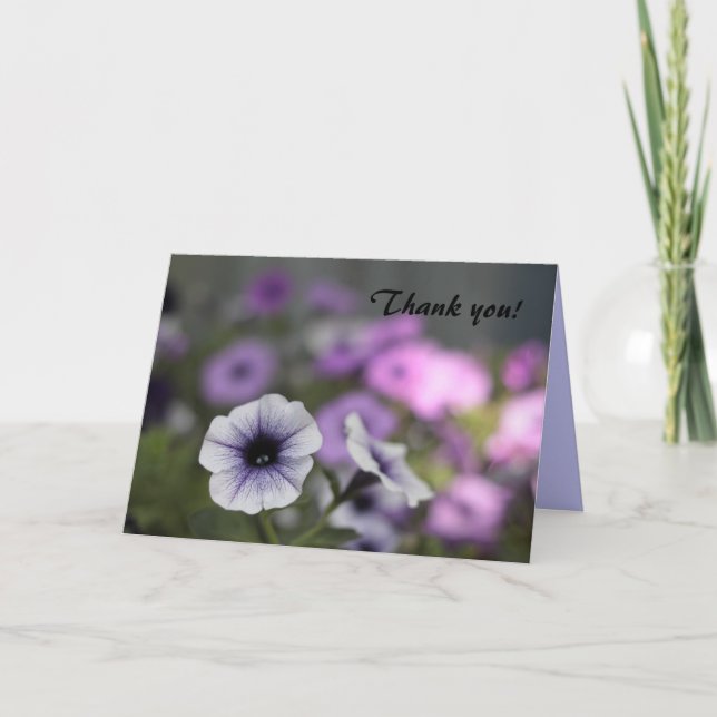 Morning glory thank you card (Front)