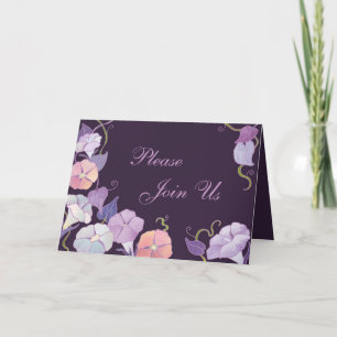 Morning Glory: Wedding Invitation Card