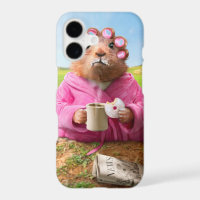 Morning Groundhog with Breakfast Doughnut and
