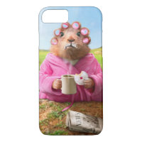 Morning Groundhog with Breakfast Doughnut and